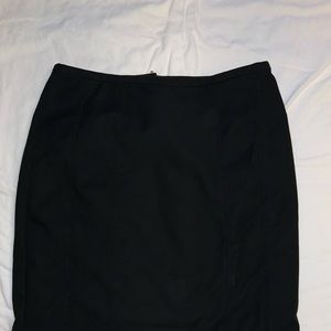 WHBM Perfect Form Pencil Skirt Black
